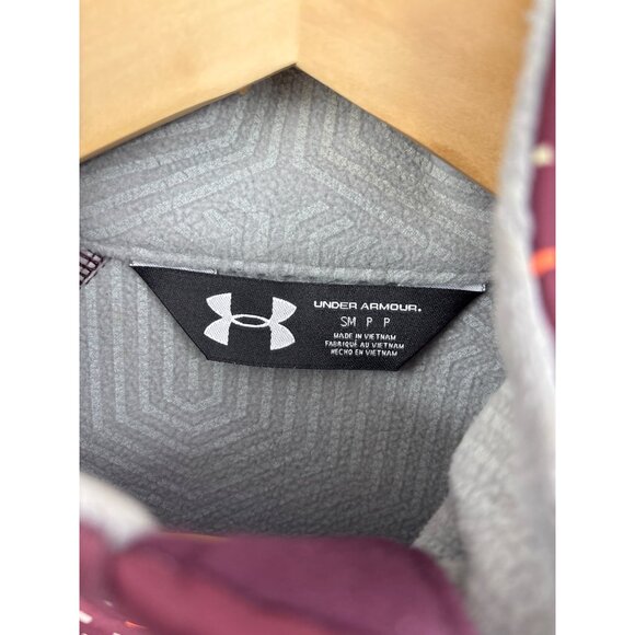 Under Armour Women's Coldgear Infrared Softershell Jacket Burgundy Small NEW - Picture 3 of 5